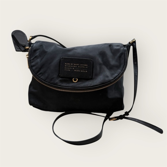 Marc Jacobs Handbags - Marc Jacobs Natasha black nylon adjustable strap Crossbody Bag